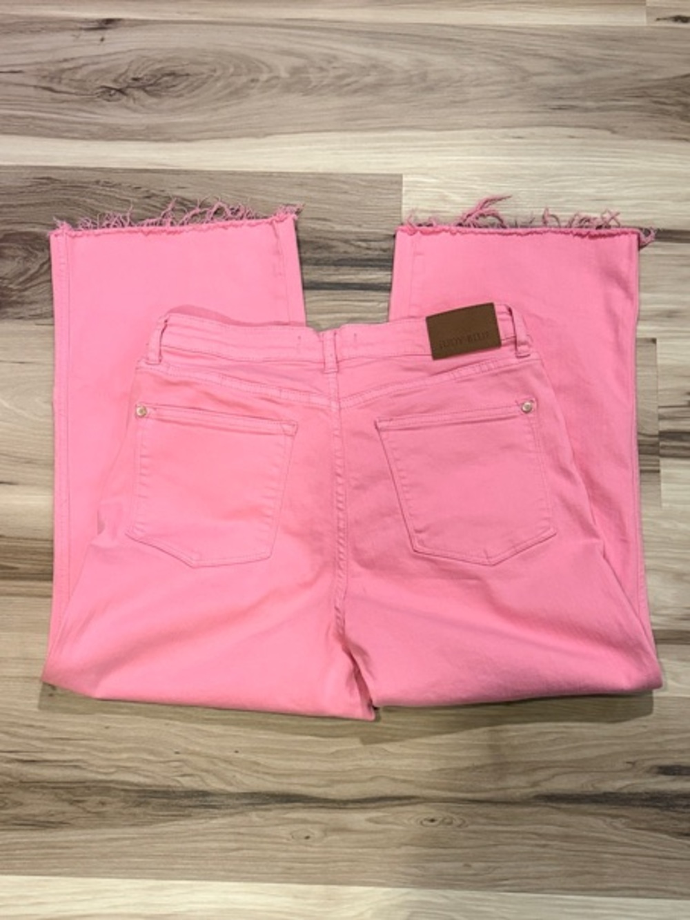 Judy Blue Pink Ankle Crop Jeans 13/31 - Picture 4 of 4